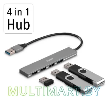 USB-хаб Hama H-200114 картинка 3